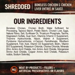 Wellness CORE Signature Selects Shredded Boneless Chicken & Chicken Liver Entree In Sauce Grain-Free Natural Canned Cat Food 16 Wellness CORE Signature Selects Shredded Boneless Chicken & Chicken Liver Entree In Sauce Grain-Free Natural Canned Cat Food -Blue Buffalo Shop 119868 PT6. AC SS1800 V1621991563