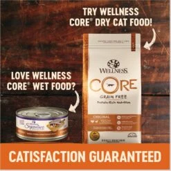 Wellness CORE Signature Selects Flaked Skipjack Tuna & Wild Salmon Entree In Broth Grain-Free Canned Cat Food 17 Wellness CORE Signature Selects Flaked Skipjack Tuna & Wild Salmon Entree In Broth Grain-Free Canned Cat Food -Blue Buffalo Shop 119917 PT7. AC SS1800 V1678465107