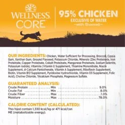 Wellness CORE 95% Grain-Free Chicken & Broccoli Canned Dog Food -Blue Buffalo Shop 120811 PT5. AC SS1800 V1613572613