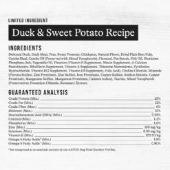American Journey Limited Ingredient Duck & Sweet Potato Recipe Grain-Free Dry Dog Food -Blue Buffalo Shop 121306 PT8. AC SS1800 V1665684812