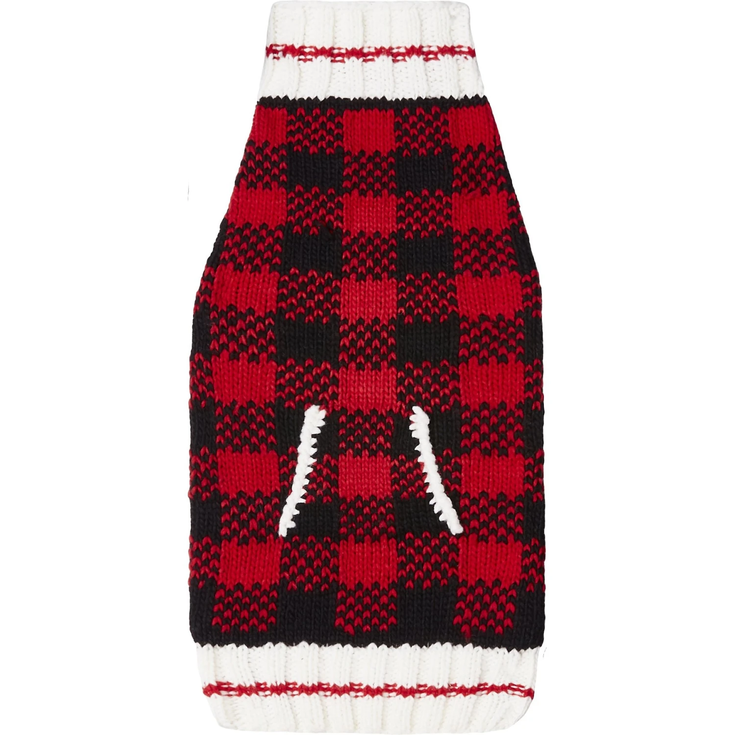 Chilly Dog Buffalo Plaid Dog & Cat Sweater 6 Chilly Dog Buffalo Plaid Dog & Cat Sweater - Image 4