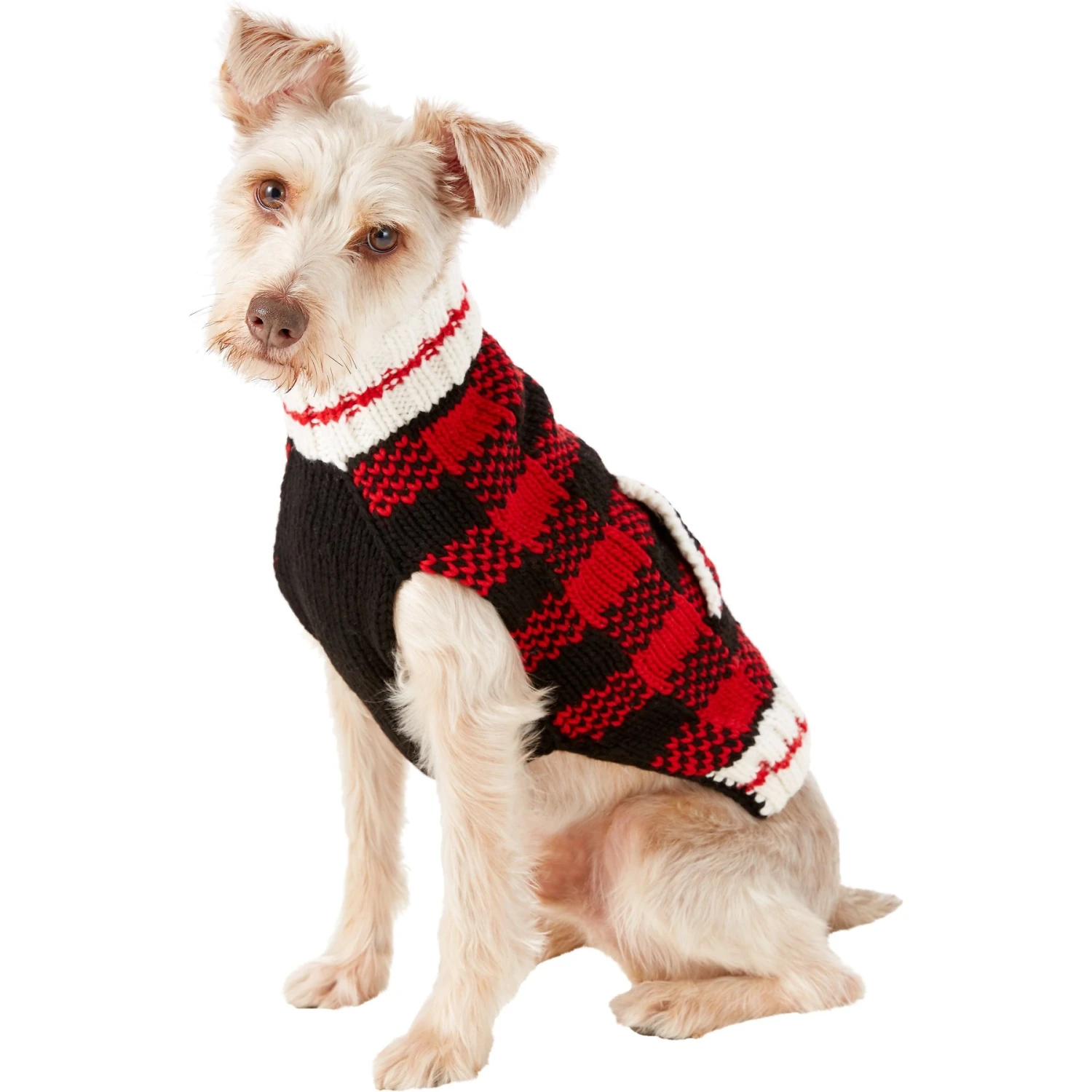 Chilly Dog Buffalo Plaid Dog & Cat Sweater 9 Chilly Dog Buffalo Plaid Dog & Cat Sweater - Image 7