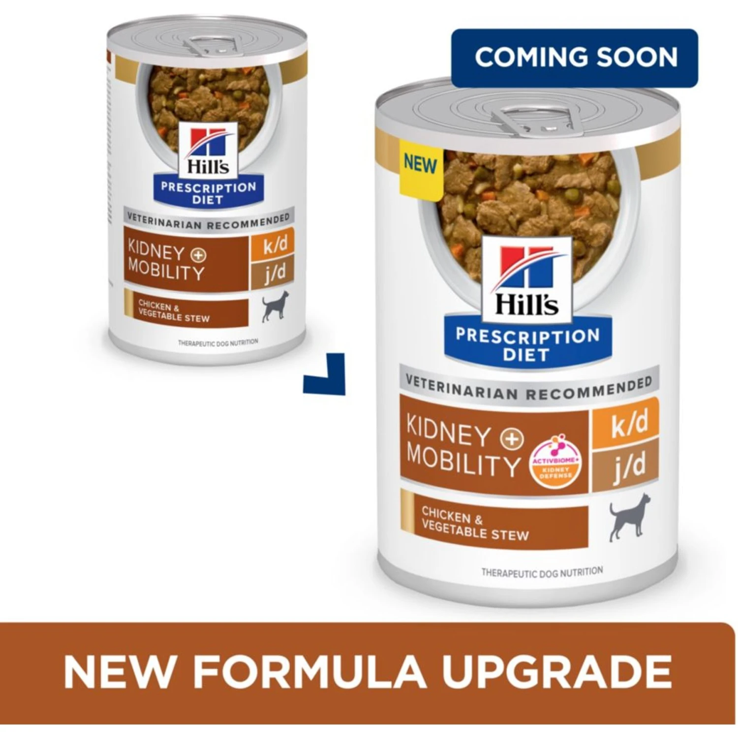 Hill's Prescription Diet K/d Kidney Care + Mobility Care With Chicken & Vegetable Stew Canned Dog Food 4 Hill's Prescription Diet K/d Kidney Care + Mobility Care With Chicken & Vegetable Stew Canned Dog Food - Image 2