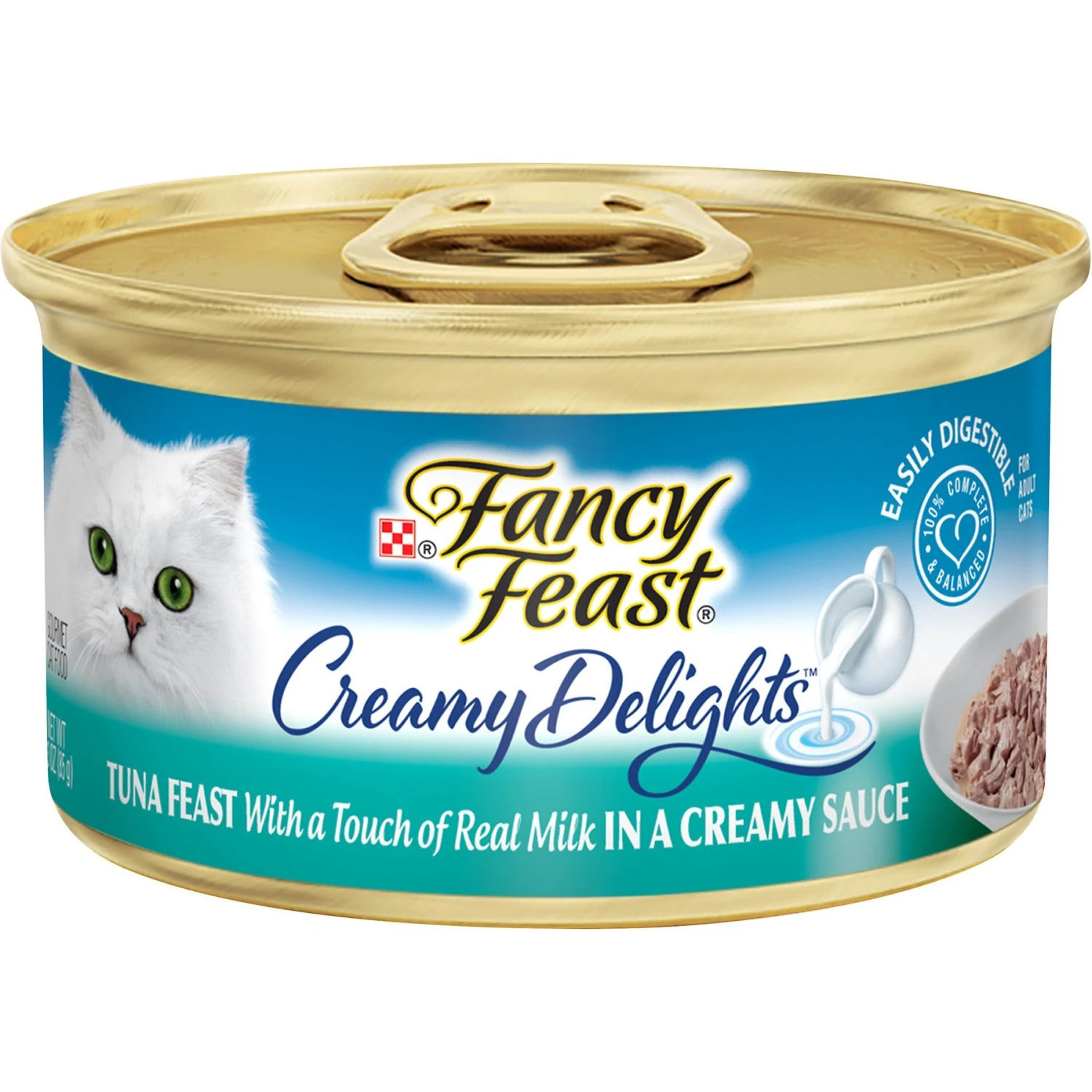 Fancy Feast Creamy Delights Tuna Feast In A Creamy Sauce Canned Cat Food 3 Fancy Feast Creamy Delights Tuna Feast In A Creamy Sauce Canned Cat Food