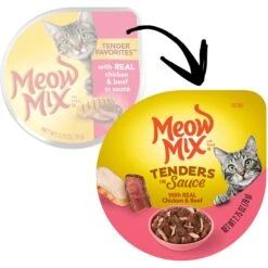 Meow Mix Tenders In Sauce With Real Chicken & Beef Wet Cat Food -Blue Buffalo Shop 130525 PT1. AC SS1800 V1674757884
