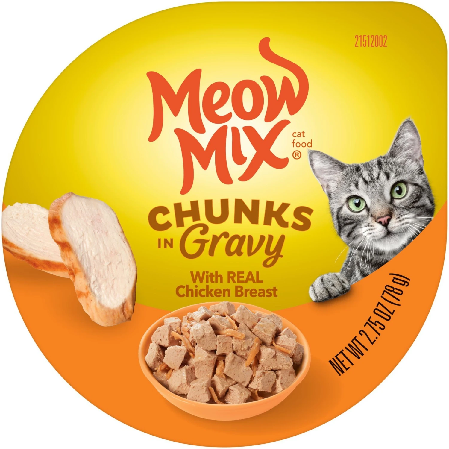 Meow Mix Chunks In Gravy With Real Chicken Breast Wet Cat Food 3 Meow Mix Chunks In Gravy With Real Chicken Breast Wet Cat Food