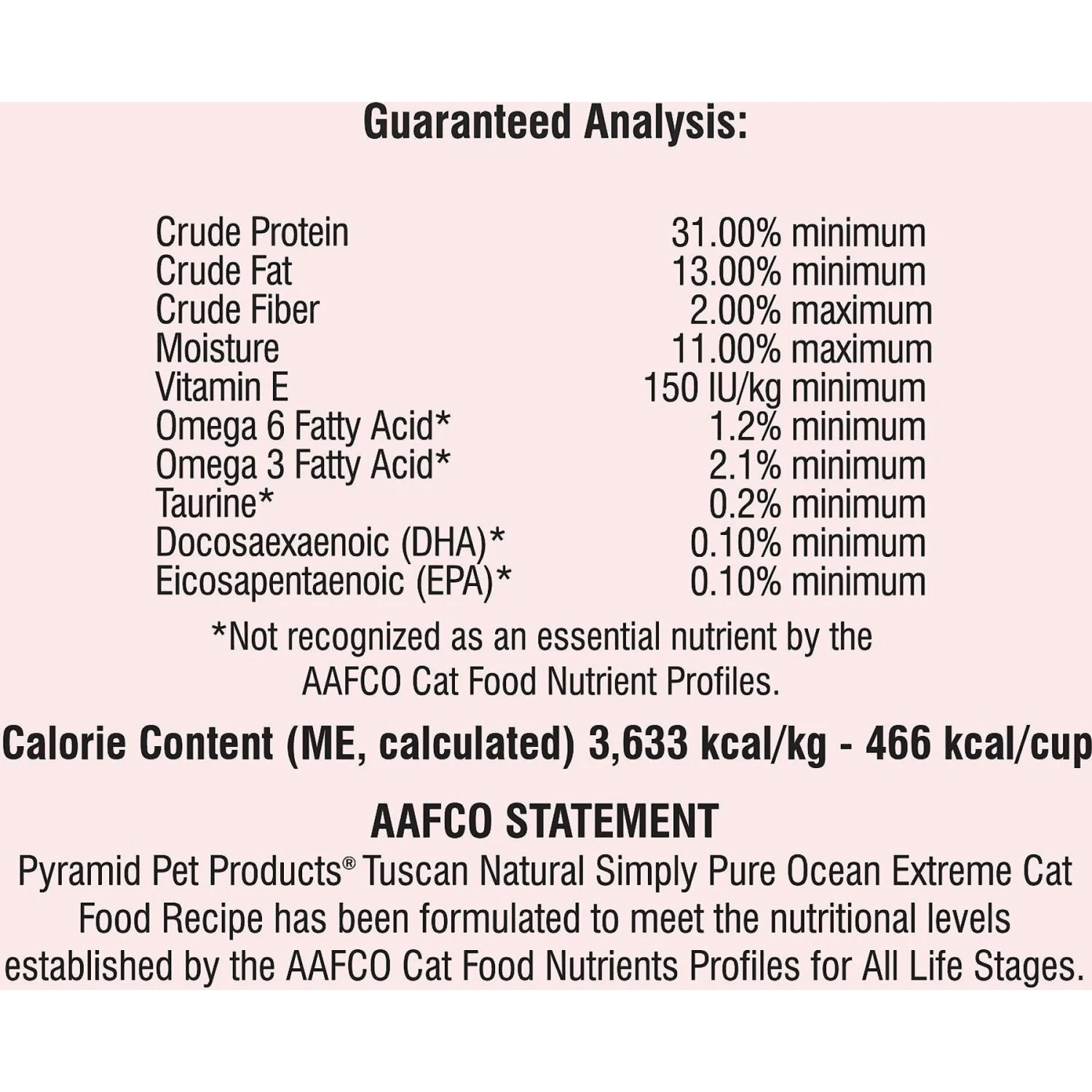 Tuscan Natural Simply Pure Ocean Extreme Grain-Free Dry Cat Food 6 Tuscan Natural Simply Pure Ocean Extreme Grain-Free Dry Cat Food - Image 4