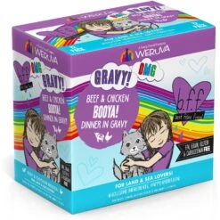 BFF OMG Booya! Beef & Chicken Dinner In Gravy Grain-Free Cat Food Pouches 11 BFF OMG Booya! Beef & Chicken Dinner In Gravy Grain-Free Cat Food Pouches -Blue Buffalo Shop 132281 PT1. AC SS1800 V1644911824