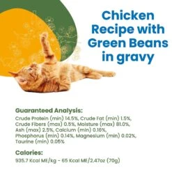 Almo Nature HQS Complete Chicken Recipe With Green Beans Grain-Free Canned Cat Food 14 Almo Nature HQS Complete Chicken Recipe With Green Beans Grain-Free Canned Cat Food -Blue Buffalo Shop 132349 PT4. AC SS1800 V1632848813