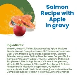 Almo Nature HQS Complete Salmon Recipe With Apples Grain-Free Canned Cat Food -Blue Buffalo Shop 132353 PT3. AC SS1800 V1632850613