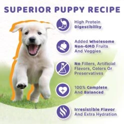 Halo Chicken Recipe Grain-Free Puppy Canned Dog Food -Blue Buffalo Shop 133085 PT5. AC SS1800 V1625582612
