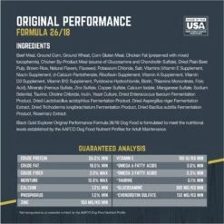 Black Gold Explorer Original Performance 26/18 Dry Dog Food 19 Black Gold Explorer Original Performance 26/18 Dry Dog Food -Blue Buffalo Shop 133092 PT8. AC SS1800 V1652737610