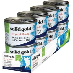 Solid Gold Tropical Blendz With Chicken & Coconut Oil Pate Grain-Free Canned Cat Food