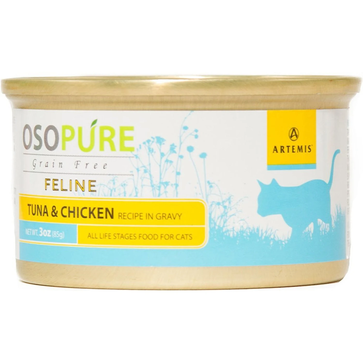 Artemis Osopure Tuna & Chicken Recipe In Gravy Grain-Free Canned Cat Food 3 Artemis Osopure Tuna & Chicken Recipe In Gravy Grain-Free Canned Cat Food