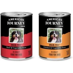 American Journey Stews Poultry & Beef Variety Pack Grain-Free Canned Dog Food, 12.5-oz Can 11 American Journey Stews Poultry & Beef Variety Pack Grain-Free Canned Dog Food, 12.5-oz Can -Blue Buffalo Shop 133888 PT2. AC SS1800 V1696880193