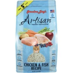 Grandma Lucy's Artisan Grain-Free Chicken & Fish Freeze-Dried Cat Food