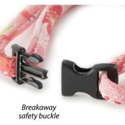 Necoichi Chirimen Clover Breakaway Cat Collar With Bell -Blue Buffalo Shop 137007 PT2. AC SS1800 V1688753250