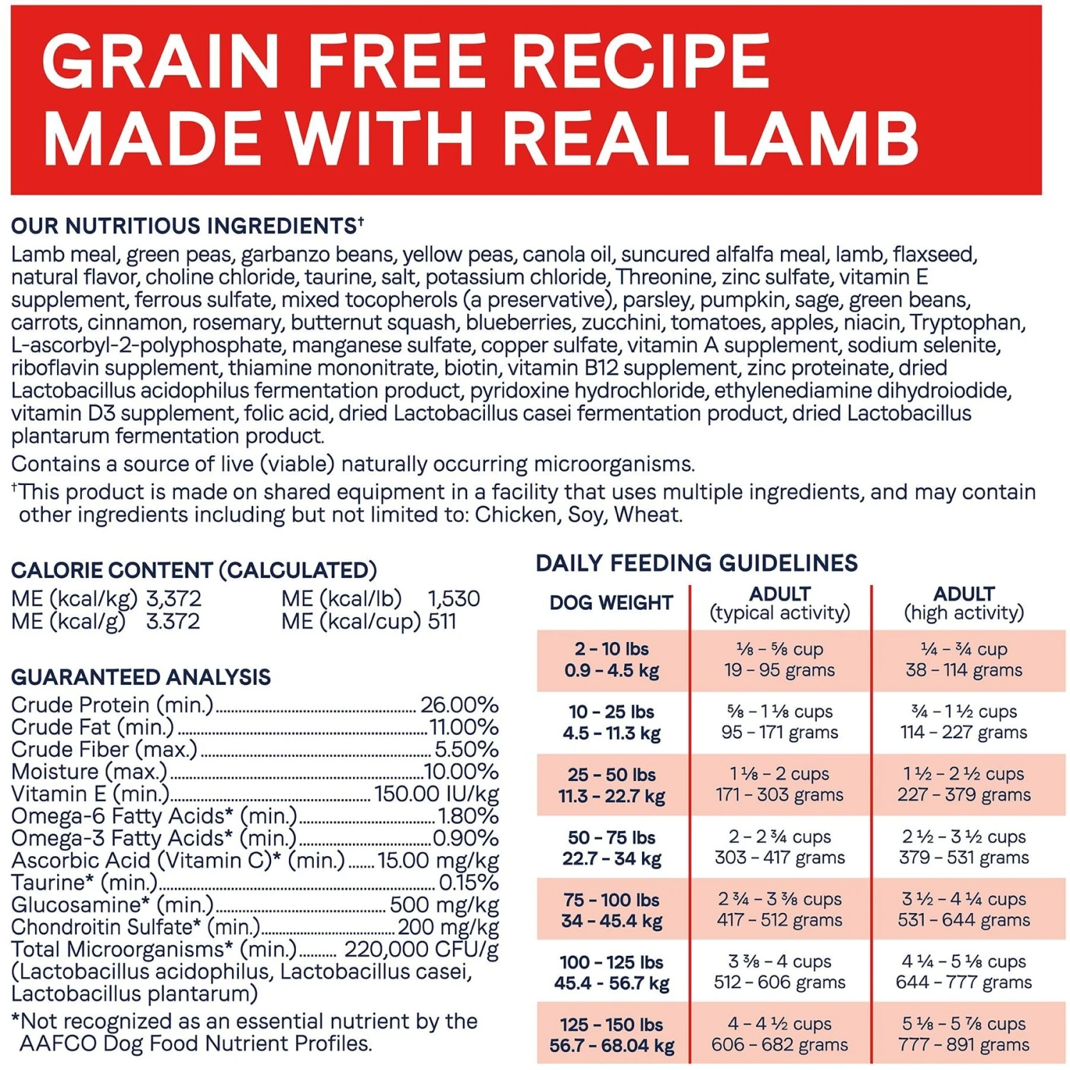 CANIDAE Under The Sun Grain-Free Lamb Recipe Adult Dry Dog Food 9 CANIDAE Under The Sun Grain-Free Lamb Recipe Adult Dry Dog Food - Image 7