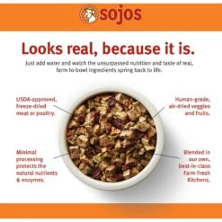 Sojos Complete Lamb Recipe Adult Grain-Free Freeze-Dried Dehydrated Dog Food -Blue Buffalo Shop 139205 PT1. AC SS1800 V1611088593