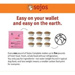 Sojos Complete Lamb Recipe Adult Grain-Free Freeze-Dried Dehydrated Dog Food -Blue Buffalo Shop 139205 PT3. AC SS1800 V1611088598