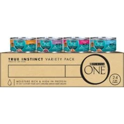 Purina ONE True Instinct 4 Flavors Variety Pack Canned Cat Food