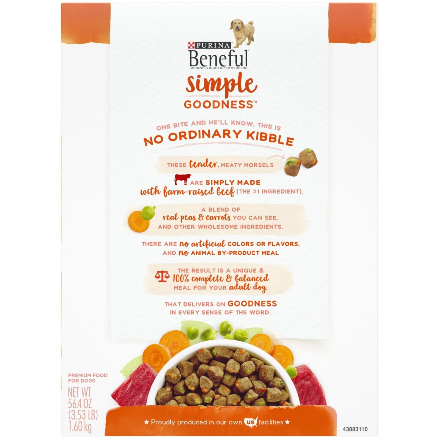 Purina Beneful Simple Goodness With Farm-Raised Beef Dry Dog Food 4 Purina Beneful Simple Goodness With Farm-Raised Beef Dry Dog Food - Image 2