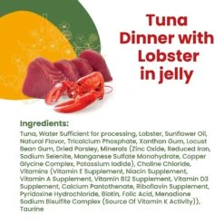 Almo Nature HQS La Cucina Tuna With Lobster Grain-Free Cat Food Pouches -Blue Buffalo Shop 141497 PT3. AC SS1800 V1632850572