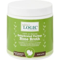 Nature's Logic Dehydrated Turkey Bone Broth Dog & Cat Food Topper