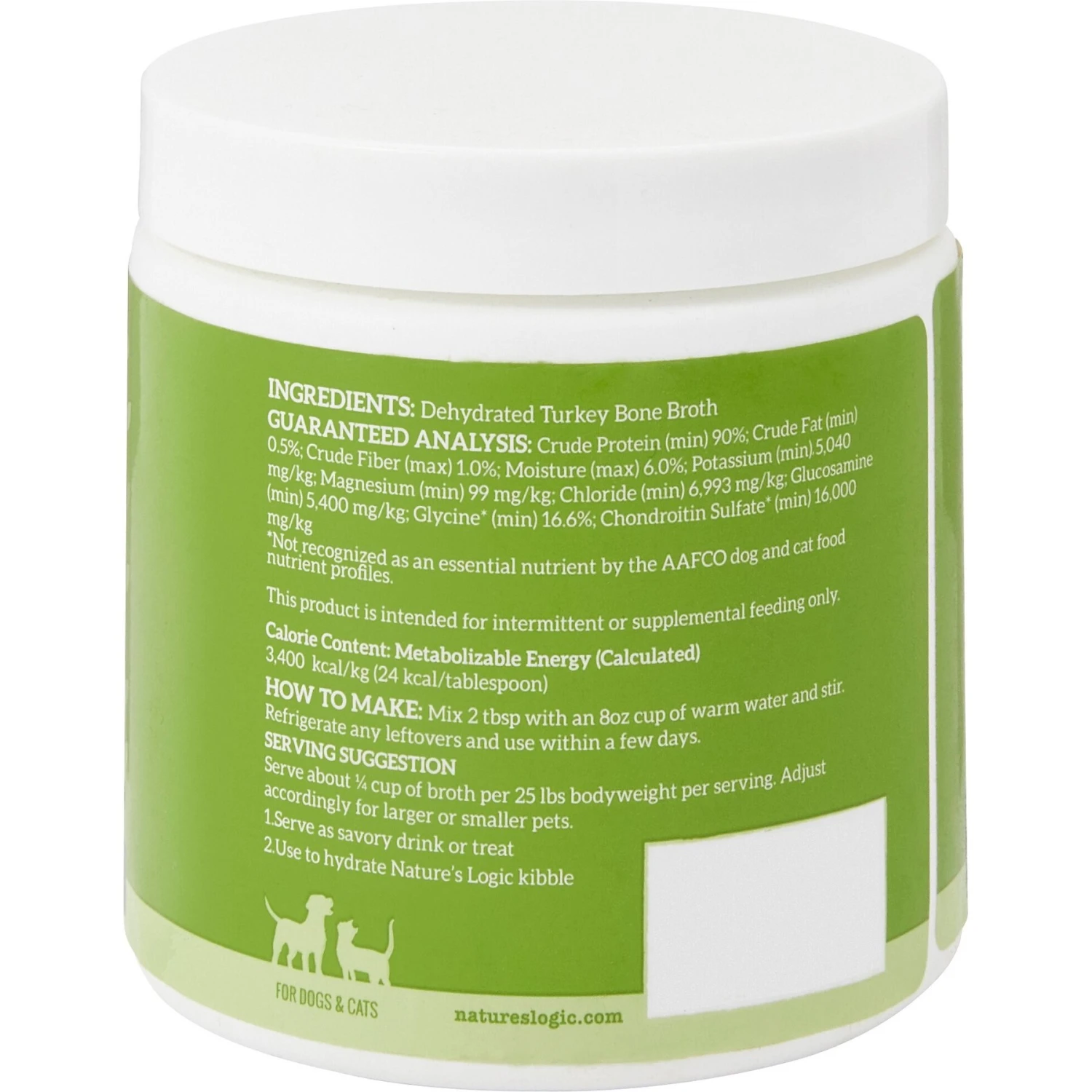 Nature's Logic Dehydrated Turkey Bone Broth Dog & Cat Food Topper 5 Nature's Logic Dehydrated Turkey Bone Broth Dog & Cat Food Topper - Image 3