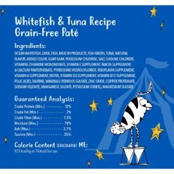 Tiny Tiger Pate Whitefish & Tuna Recipe Grain-Free Canned Cat Food -Blue Buffalo Shop 141883 PT5. AC SS1800 V1687284402