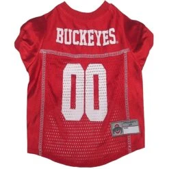 Pets First NCAA Dog & Cat Jersey, Ohio State Buckeyes -Blue Buffalo Shop 142138 PT7. AC SS1800 V1565115722