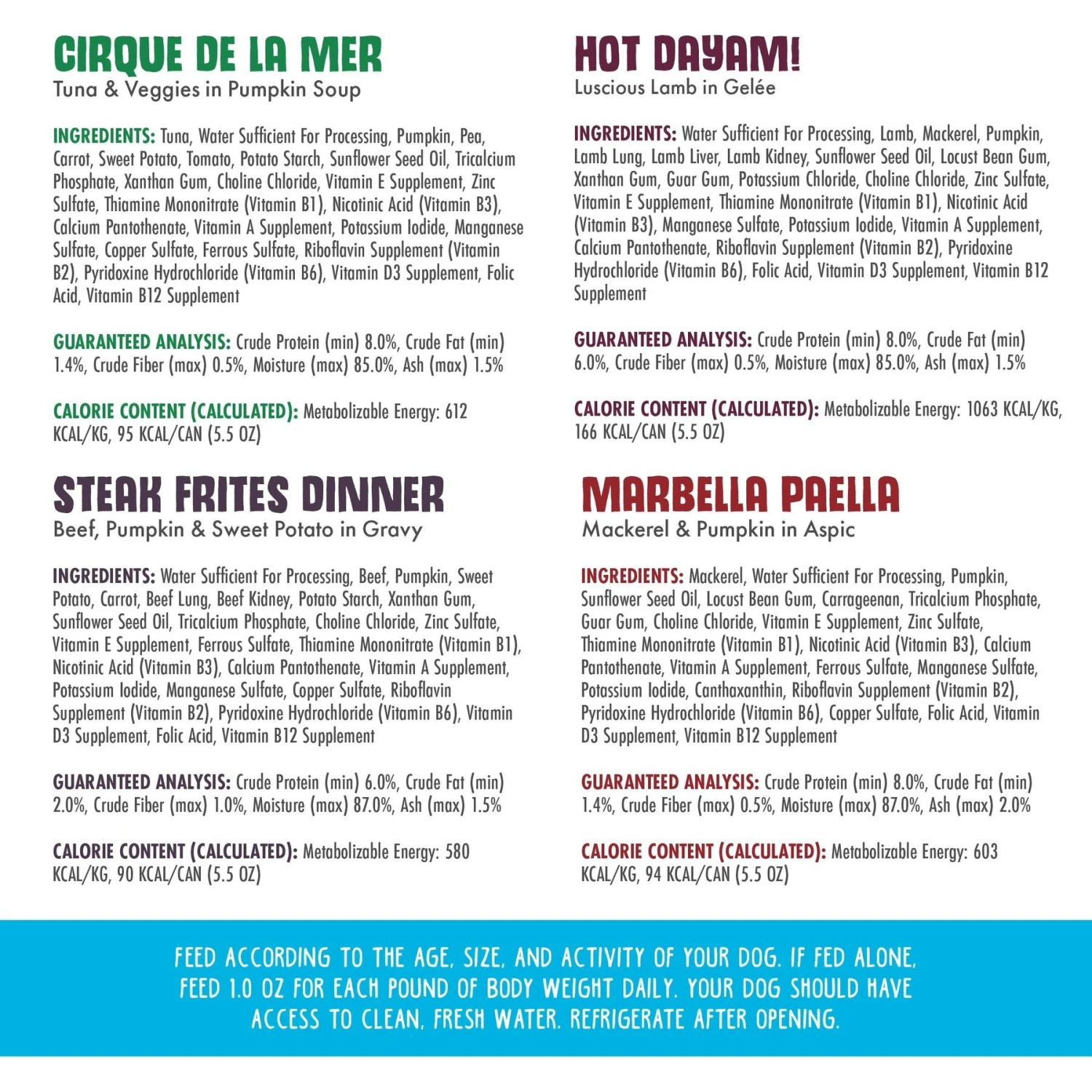 Weruva Chicken-Free Just 4 Me Variety Pack Grain-Free Canned Dog Food 6 Weruva Chicken-Free Just 4 Me Variety Pack Grain-Free Canned Dog Food - Image 4