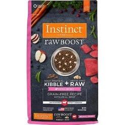 Instinct Raw Boost Small Breed Grain-Free Recipe With Real Beef & Freeze-Dried Raw Pieces Dry Dog Food