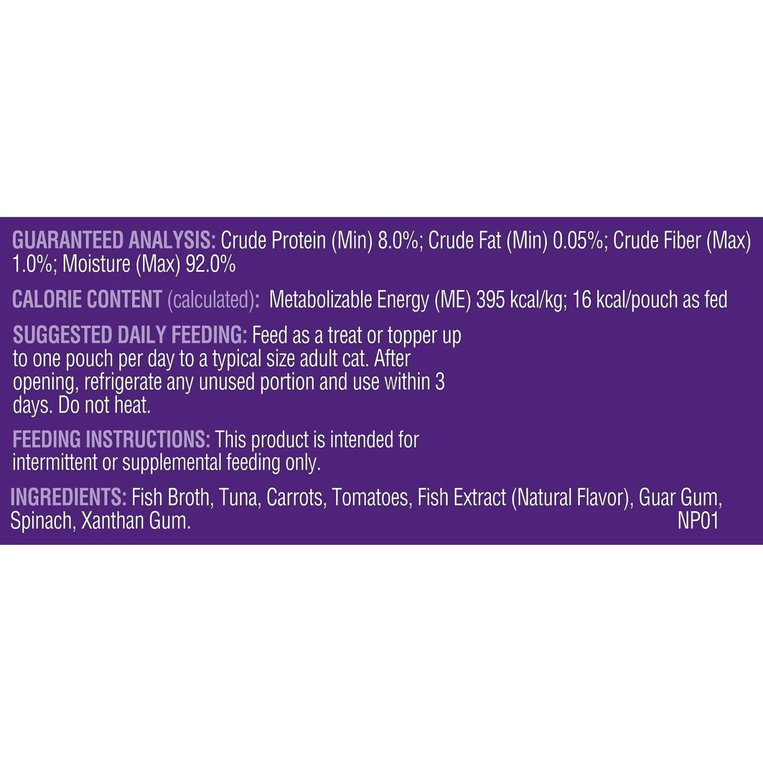 Rachael Ray Nutrish Purrfect Broths All Natural Grain-Free Tasty Tuna Recipe Cat Food Topper 8 Rachael Ray Nutrish Purrfect Broths All Natural Grain-Free Tasty Tuna Recipe Cat Food Topper - Image 6