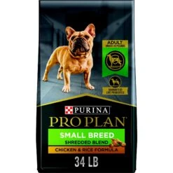 Purina Pro Plan Shredded Blend Adult Small Breed Chicken & Rice Formula Dry Dog Food