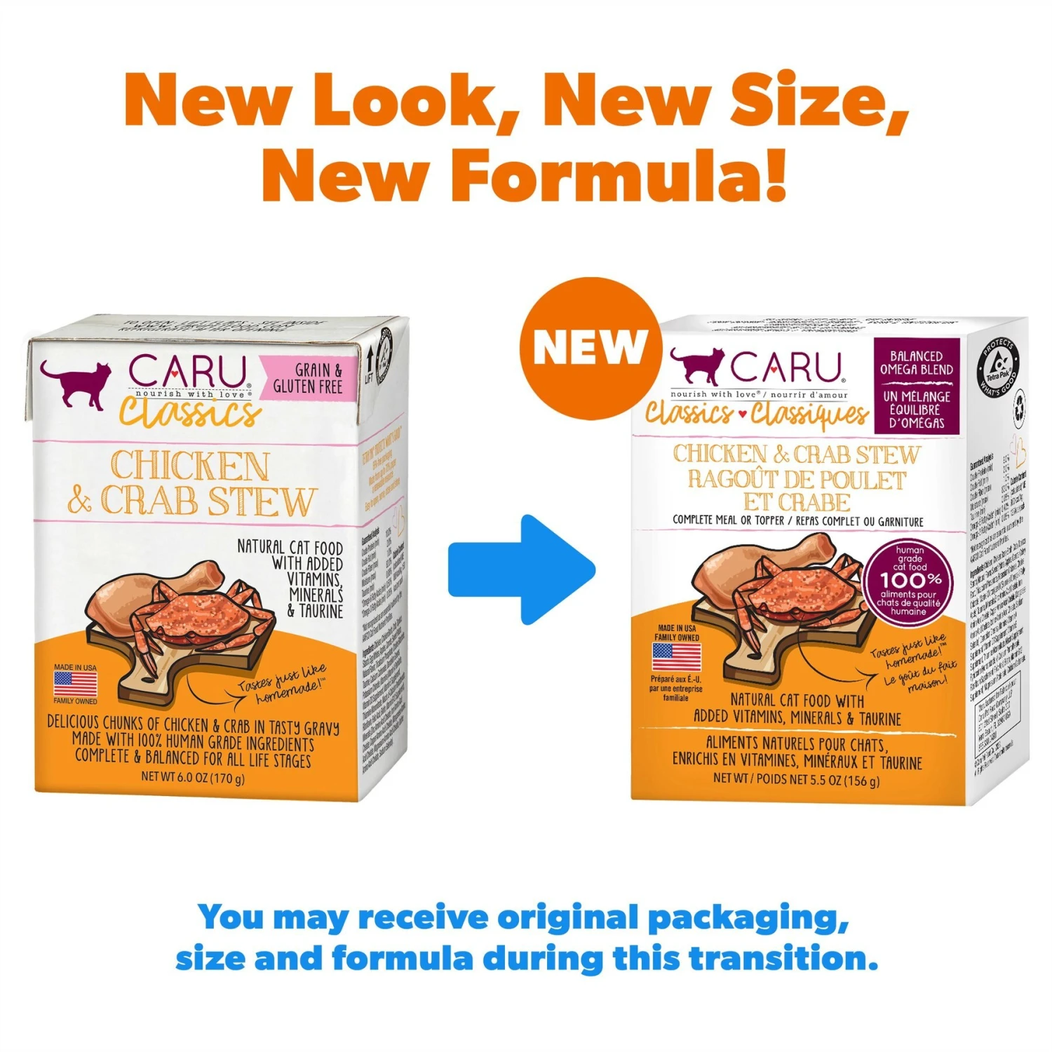 Caru Classic Chicken & Crab Stew Grain-Free Wet Cat Food 4 Caru Classic Chicken & Crab Stew Grain-Free Wet Cat Food - Image 2