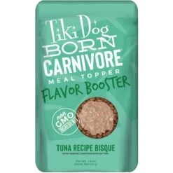 Tiki Dog Born Carnivore Flavor Booster Tuna Bisque Non-GMO Wet Dog Food Topper