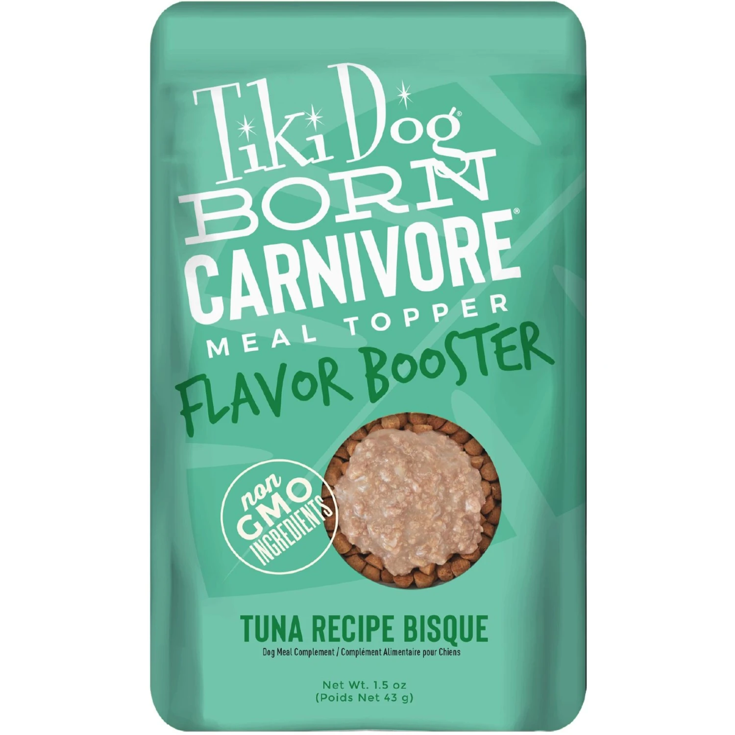 Tiki Dog Born Carnivore Flavor Booster Tuna Bisque Non-GMO Wet Dog Food Topper 3 Tiki Dog Born Carnivore Flavor Booster Tuna Bisque Non-GMO Wet Dog Food Topper