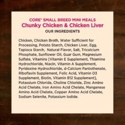 Wellness CORE Grain-Free Small Breed Mini Meals Chunky Chicken & Chicken Liver In Gravy Dog Food Pouches -Blue Buffalo Shop 145506 PT4. AC SS1800 V1611772905