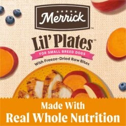 Merrick Lil' Plates Grain-Free Small Breed Dry Dog Food Real Chicken, Sweet Potatoes + Peas With Raw Bites Recipe -Blue Buffalo Shop 145881 PT4. AC SS1800 V1673561680