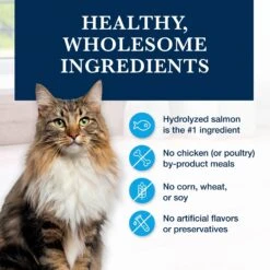 Blue Buffalo Natural Veterinary Diet HF Hydrolyzed For Food Intolerance Grain-Free Dry Cat Food -Blue Buffalo Shop 147680 PT5. AC SS1800 V1703091326