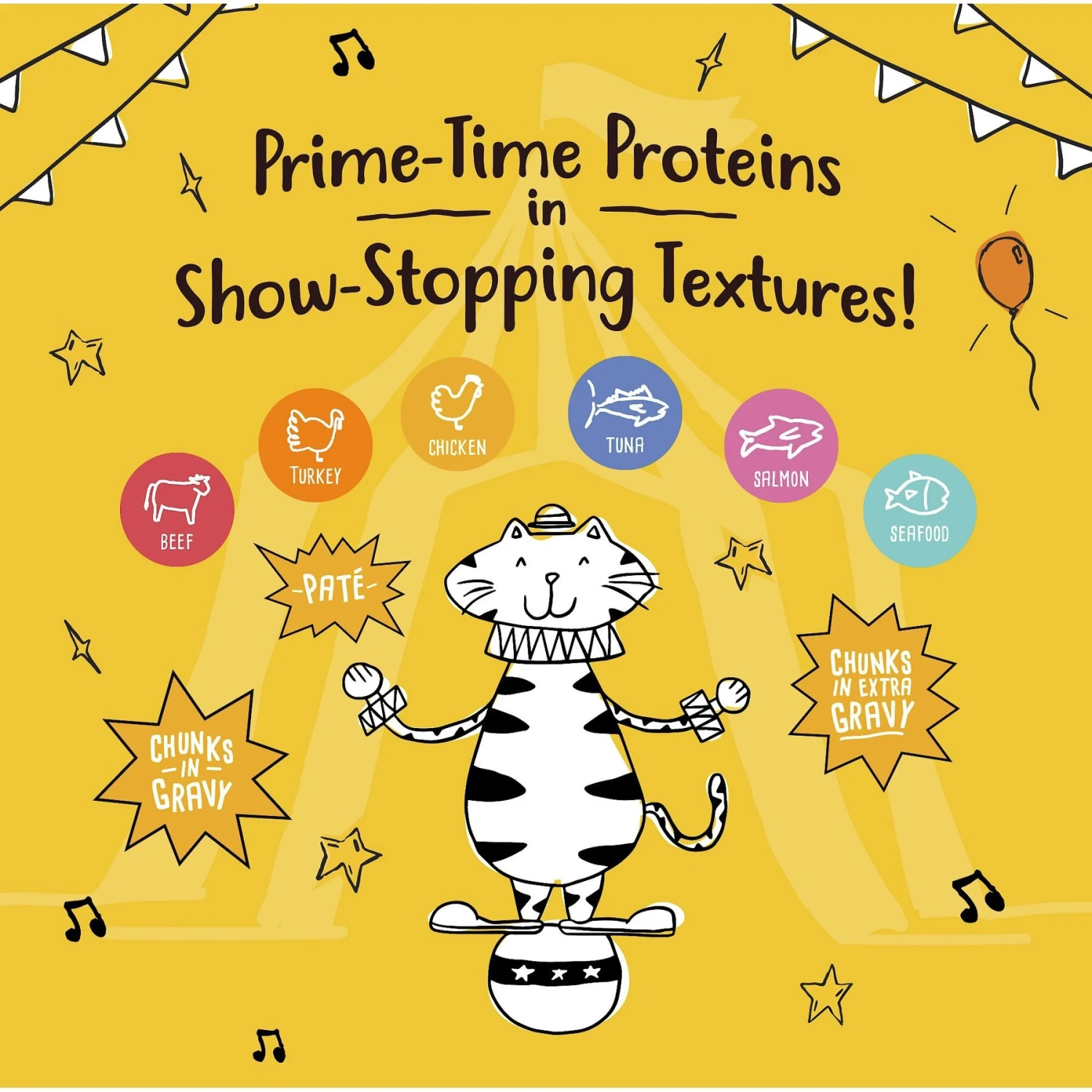 Tiny Tiger Chunks In Gravy Seafood Recipe Grain-Free Canned Cat Food 9 Tiny Tiger Chunks In Gravy Seafood Recipe Grain-Free Canned Cat Food - Image 7