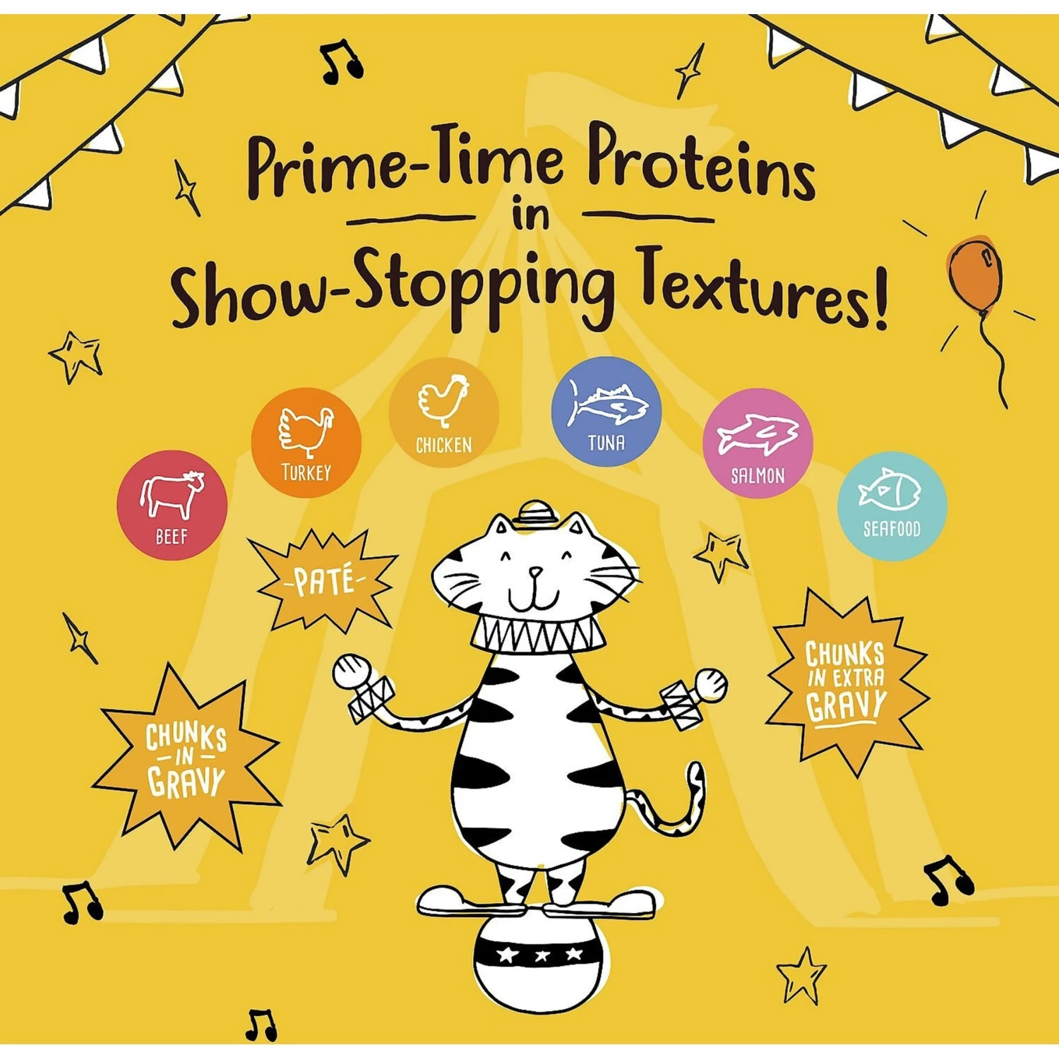 Tiny Tiger Chunks In Gravy Salmon & Whitefish Recipe Grain-Free Canned Cat Food 10 Tiny Tiger Chunks In Gravy Salmon & Whitefish Recipe Grain-Free Canned Cat Food - Image 8