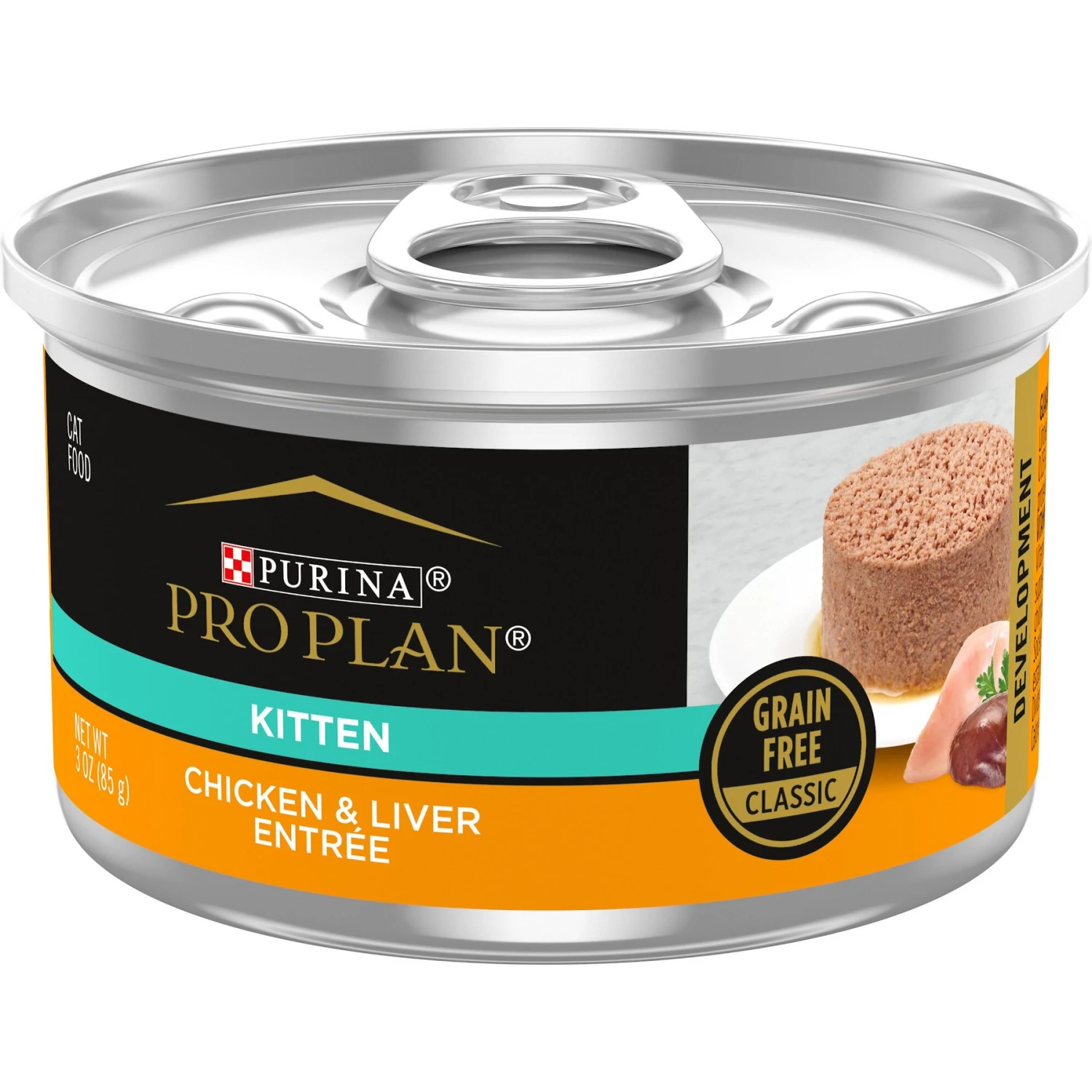 Purina Pro Plan True Nature Natural Chicken & Liver Grain-Free Kitten Formula Canned Cat Food 3 Purina Pro Plan True Nature Natural Chicken & Liver Grain-Free Kitten Formula Canned Cat Food