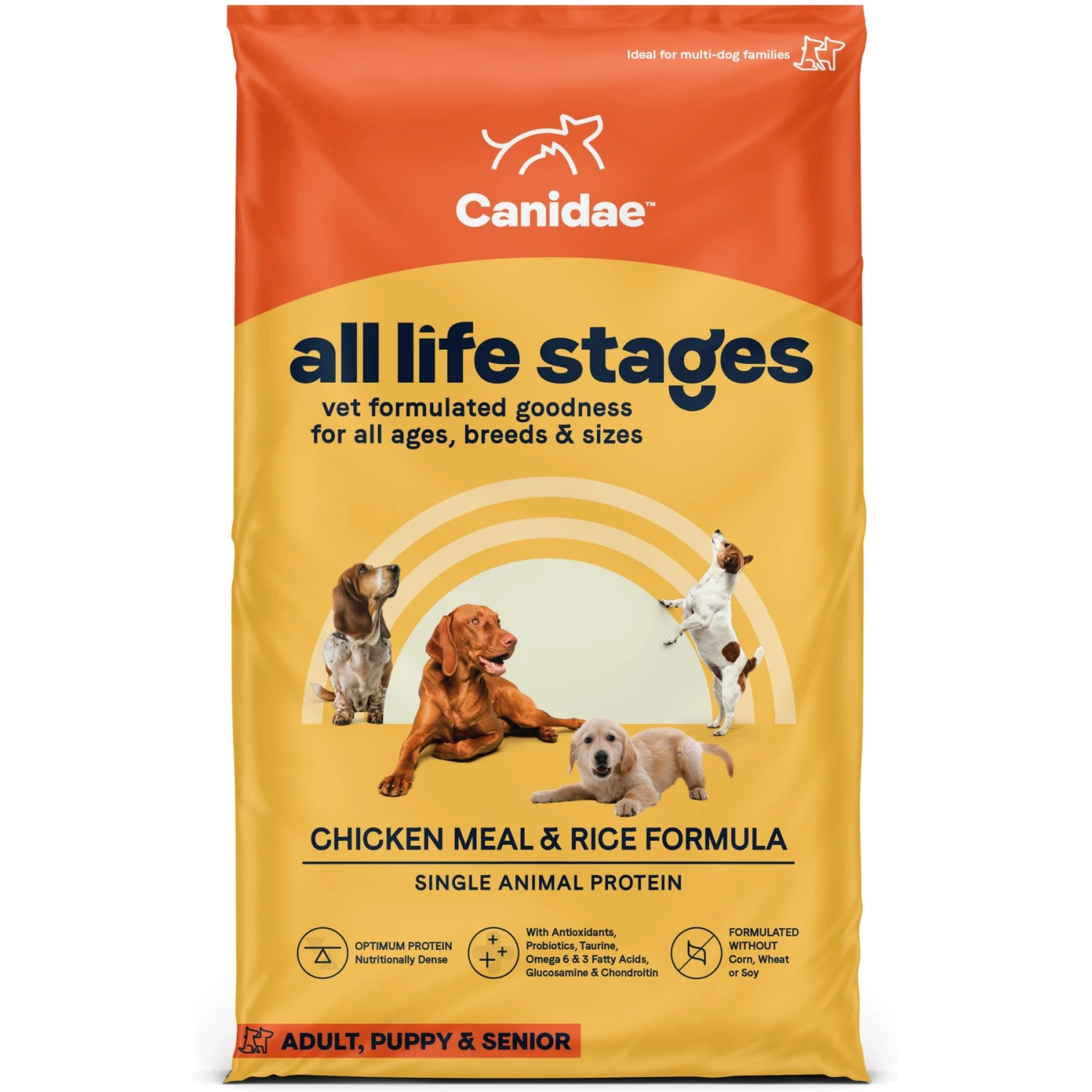 CANIDAE All Life Stages Chicken Meal & Rice Formula Dry Dog Food 3 CANIDAE All Life Stages Chicken Meal & Rice Formula Dry Dog Food