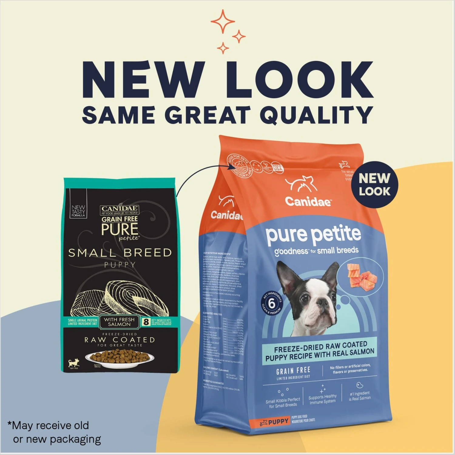 CANIDAE Grain-Free PURE Petite Salmon Formula Small Breed Puppy Limited Ingredient Freeze-Dried Raw Coated Dry Dog Food 4 CANIDAE Grain-Free PURE Petite Salmon Formula Small Breed Puppy Limited Ingredient Freeze-Dried Raw Coated Dry Dog Food - Image 2