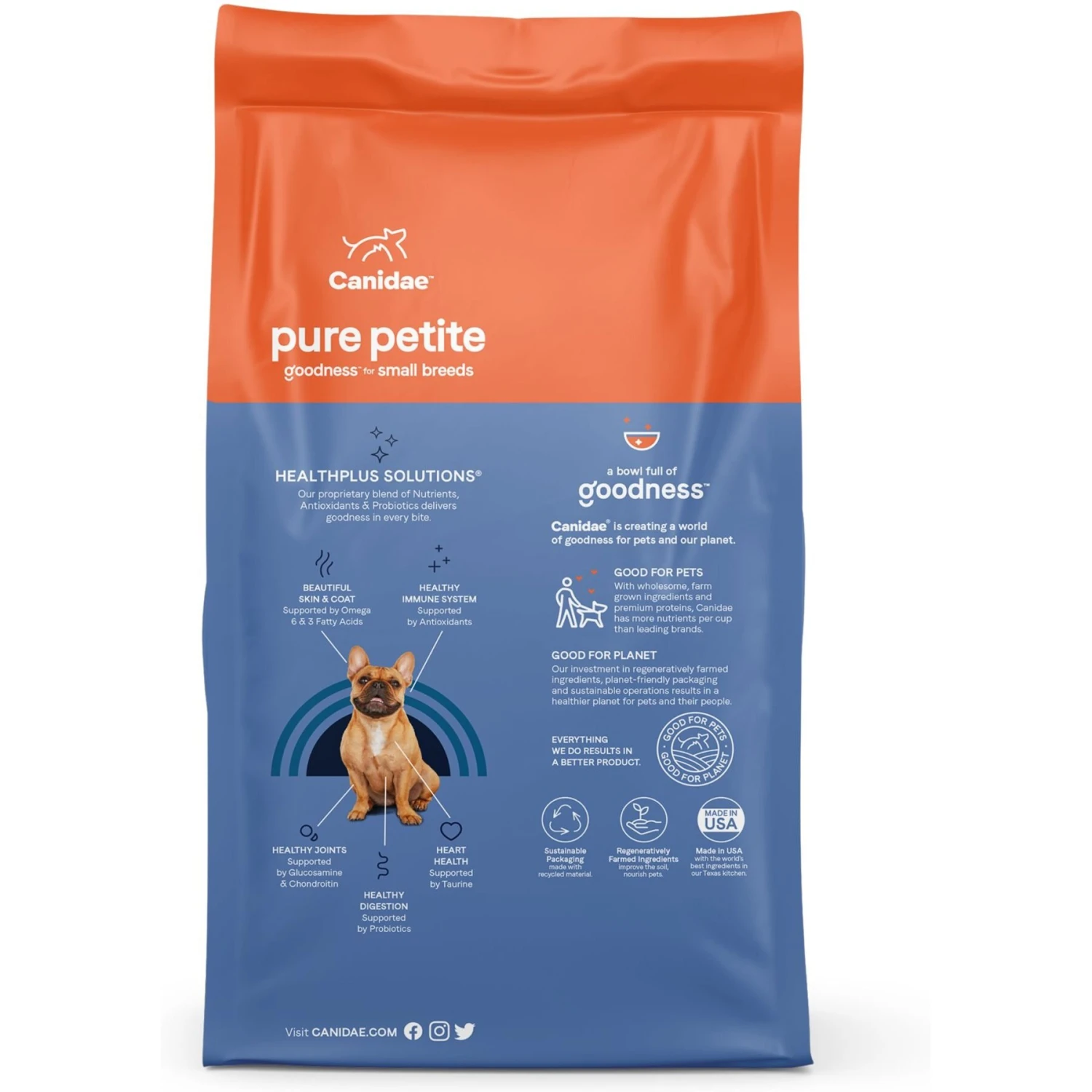 CANIDAE PURE Petite Adult Small Breed Grain-Free With Lamb Dry Dog Food 5 CANIDAE PURE Petite Adult Small Breed Grain-Free With Lamb Dry Dog Food - Image 3