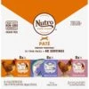 Nutro Perfect Portions Grain-Free Variety Pack Chicken, Salmon & Tuna, Chicken & Liver Pate Recipe Adult Wet Cat Food Trays
