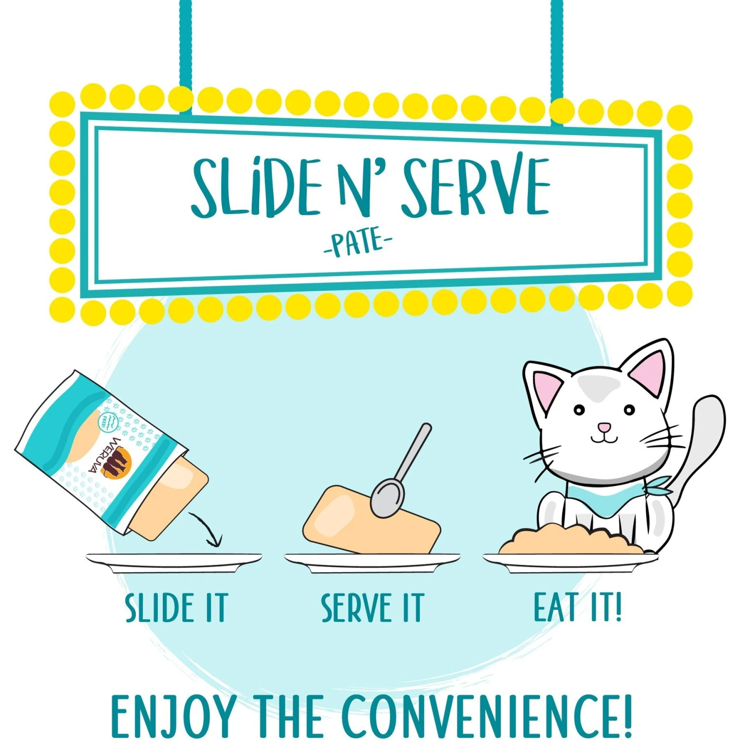 Weruva Slide N' Serve Jeopurrdy Licious Chicken Dinner Pate Grain-Free Cat Food Pouches 9 Weruva Slide N' Serve Jeopurrdy Licious Chicken Dinner Pate Grain-Free Cat Food Pouches - Image 7