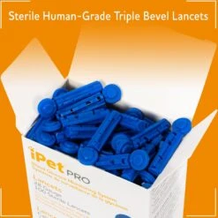 IPet PRO Ulti-Thin Sterile Lancets For Dogs & Cats, 28-Gauge -Blue Buffalo Shop 149757 PT1. AC SS1800 V1631714808